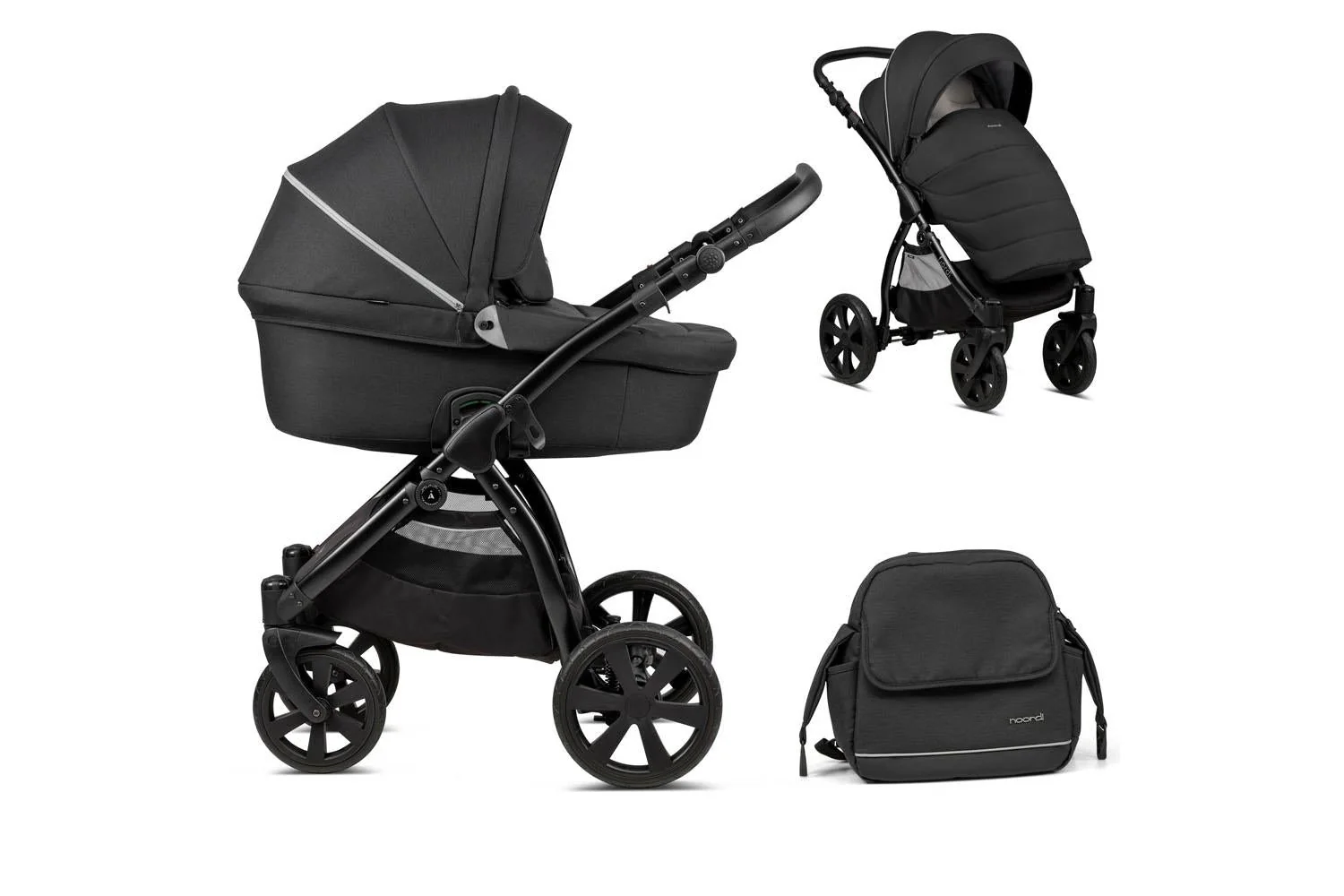 Noordi Fjordi 2-in-1 | Black