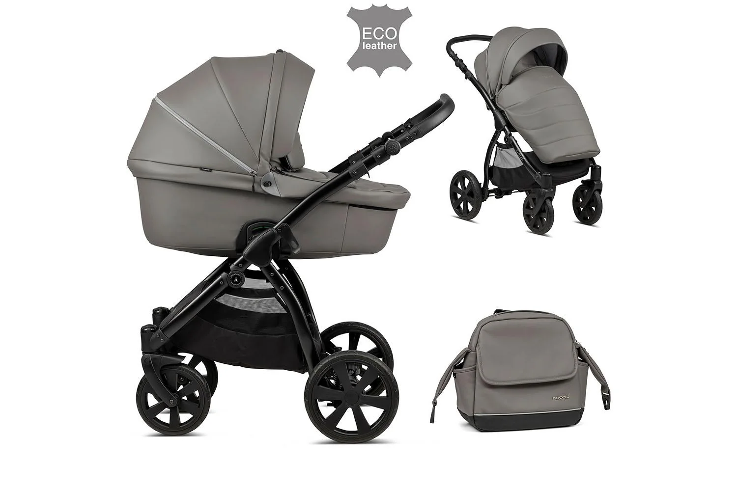 Noordi Fjordi 2-in-1 Leather | Graphite