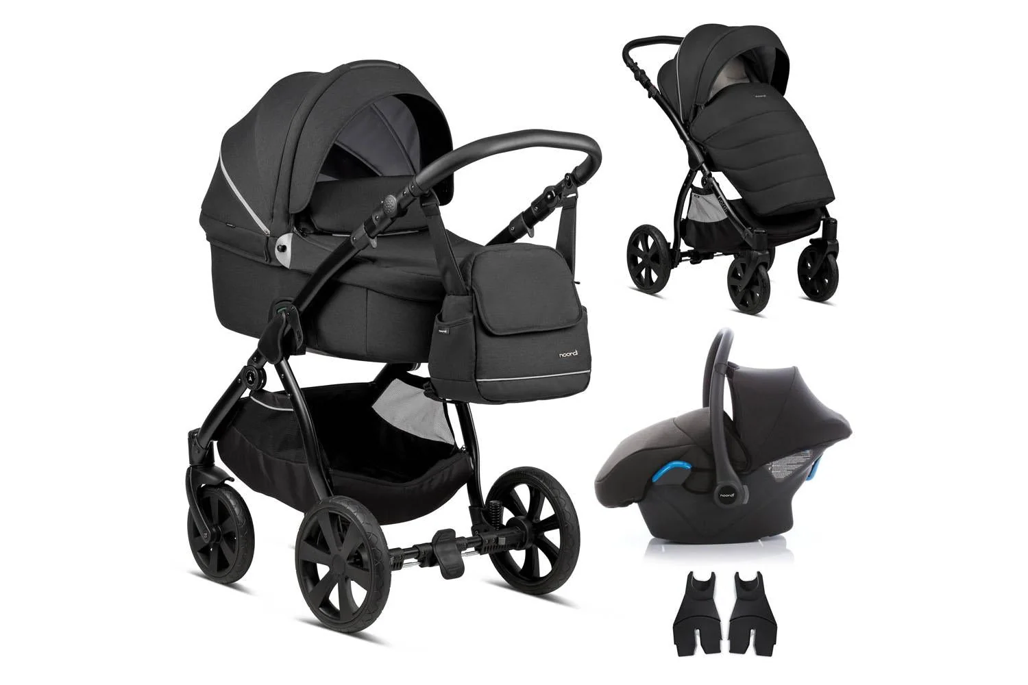 Noordi Fjordi 3-in-1 Travel System | Black