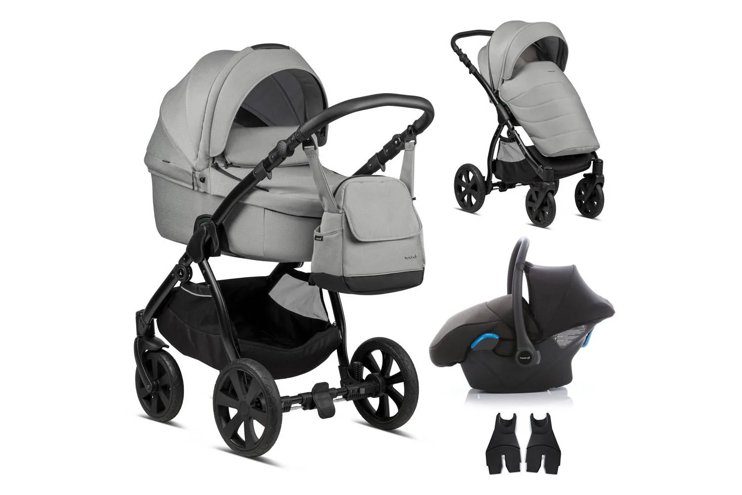 Noordi Fjordi 3-in-1 Travel System | Grey