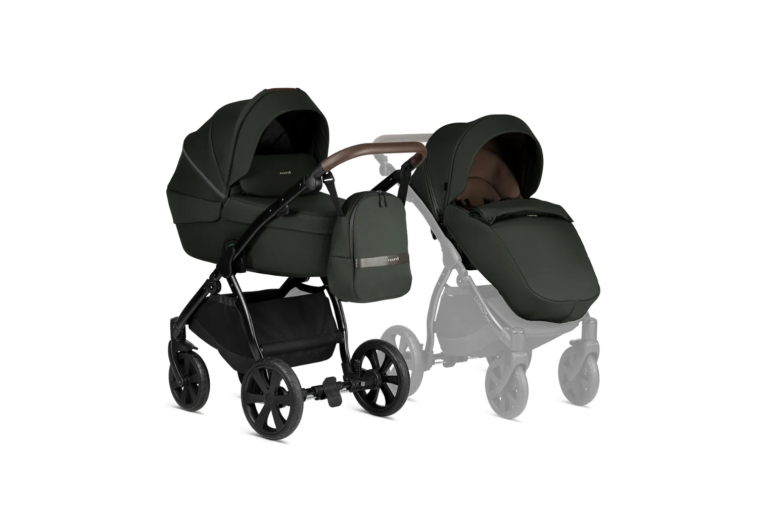 Noordi Luno All Trails 2-in-1 Travel System | Forest Green