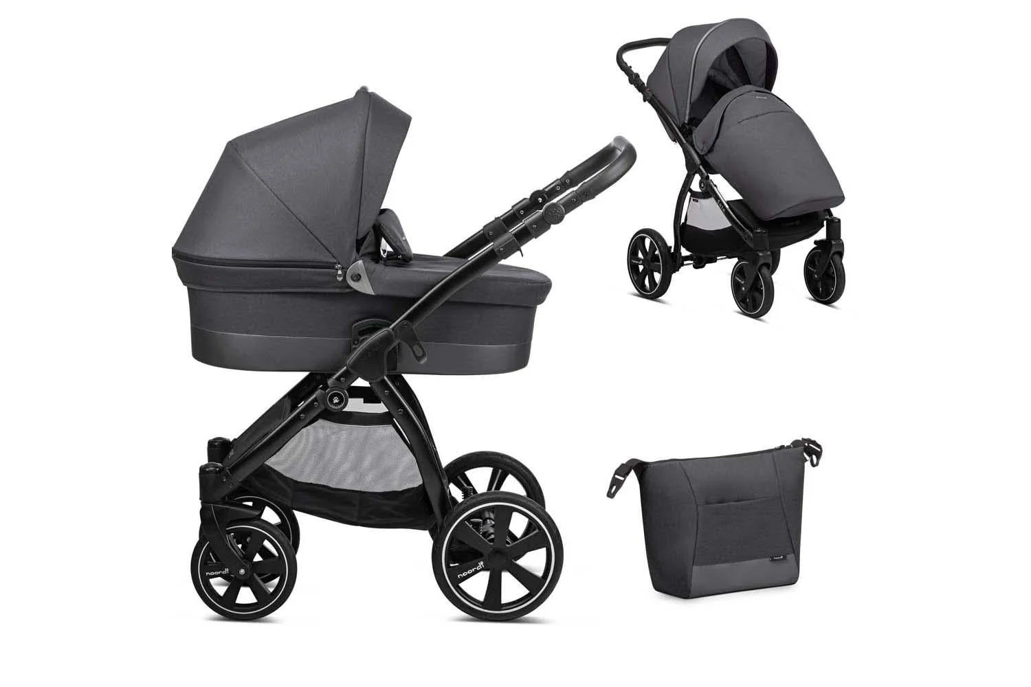 Noordi Sole Go 2-in-1 | Black