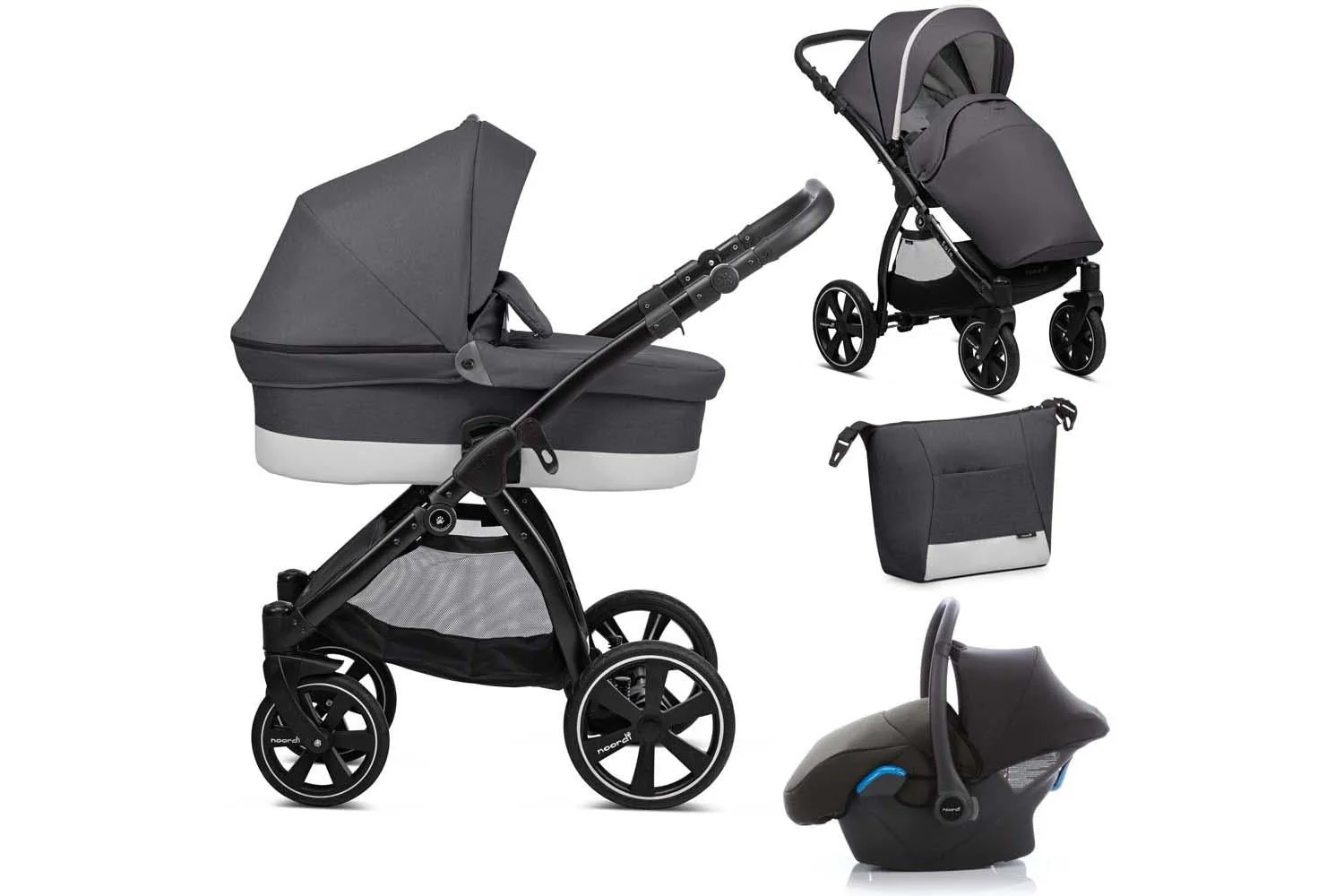Noordi Sole Go 3-in-1 Travel System | Antracite
