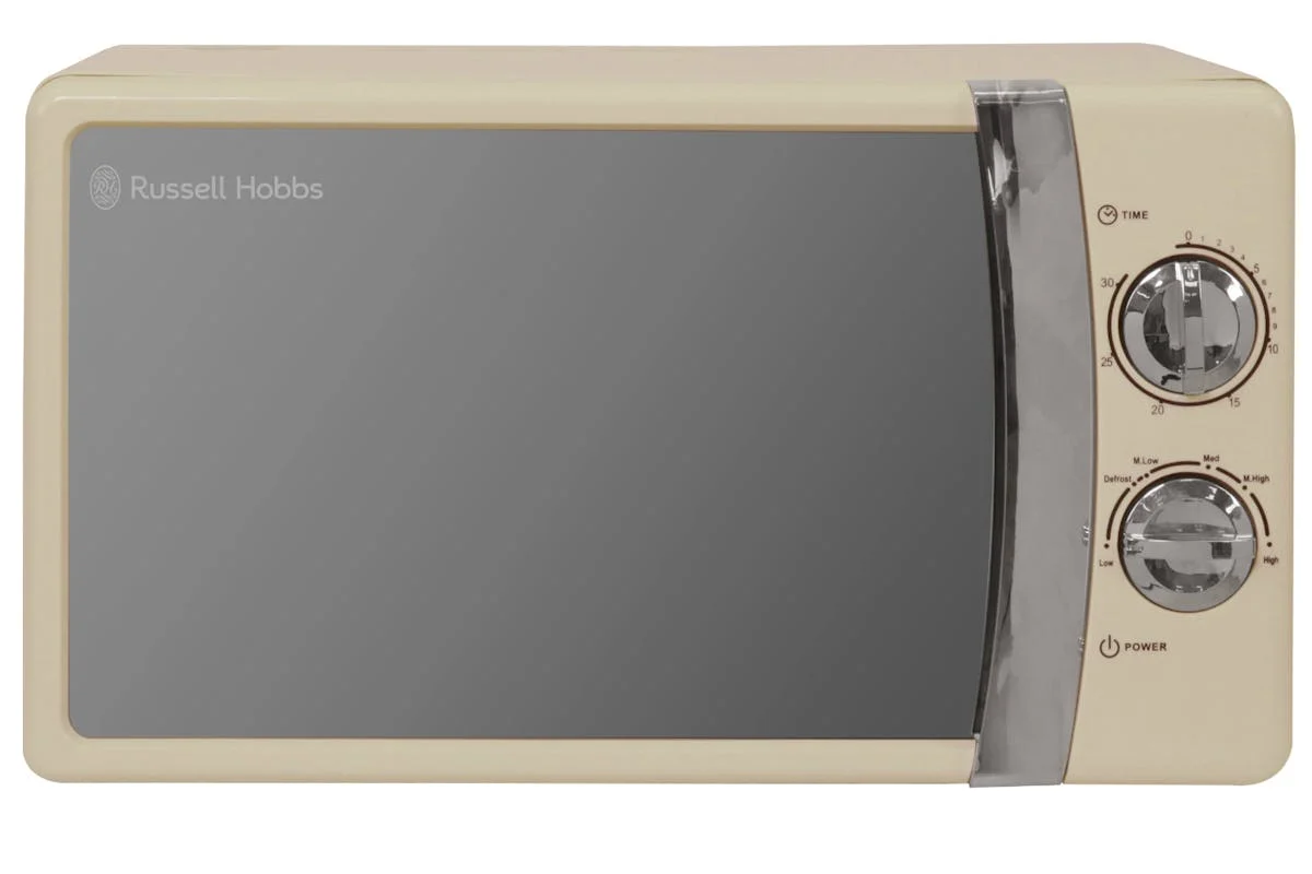 Russell Hobbs 17L 700W Freestanding Solo Microwave | Cream