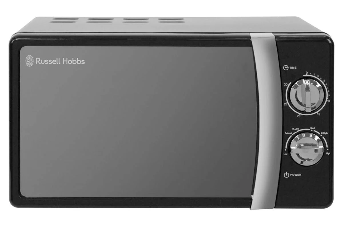 Russell Hobbs 17L 700W Freestanding Solo Microwave | Jet Black