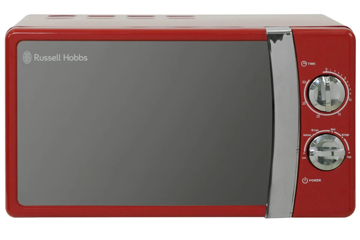Russell Hobbs 17L 700W Freestanding Solo Microwave | Red