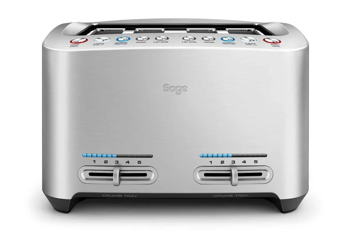 Sage The Smart 4-Slice Toaster | Brushed Aluminium