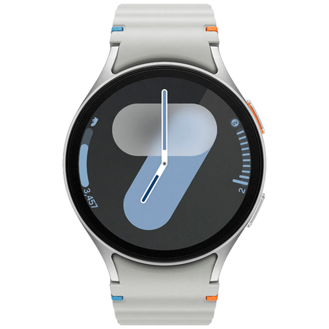 Samsung Galaxy Watch 7 4G 44mm Silver (Silver Rubber Strap)