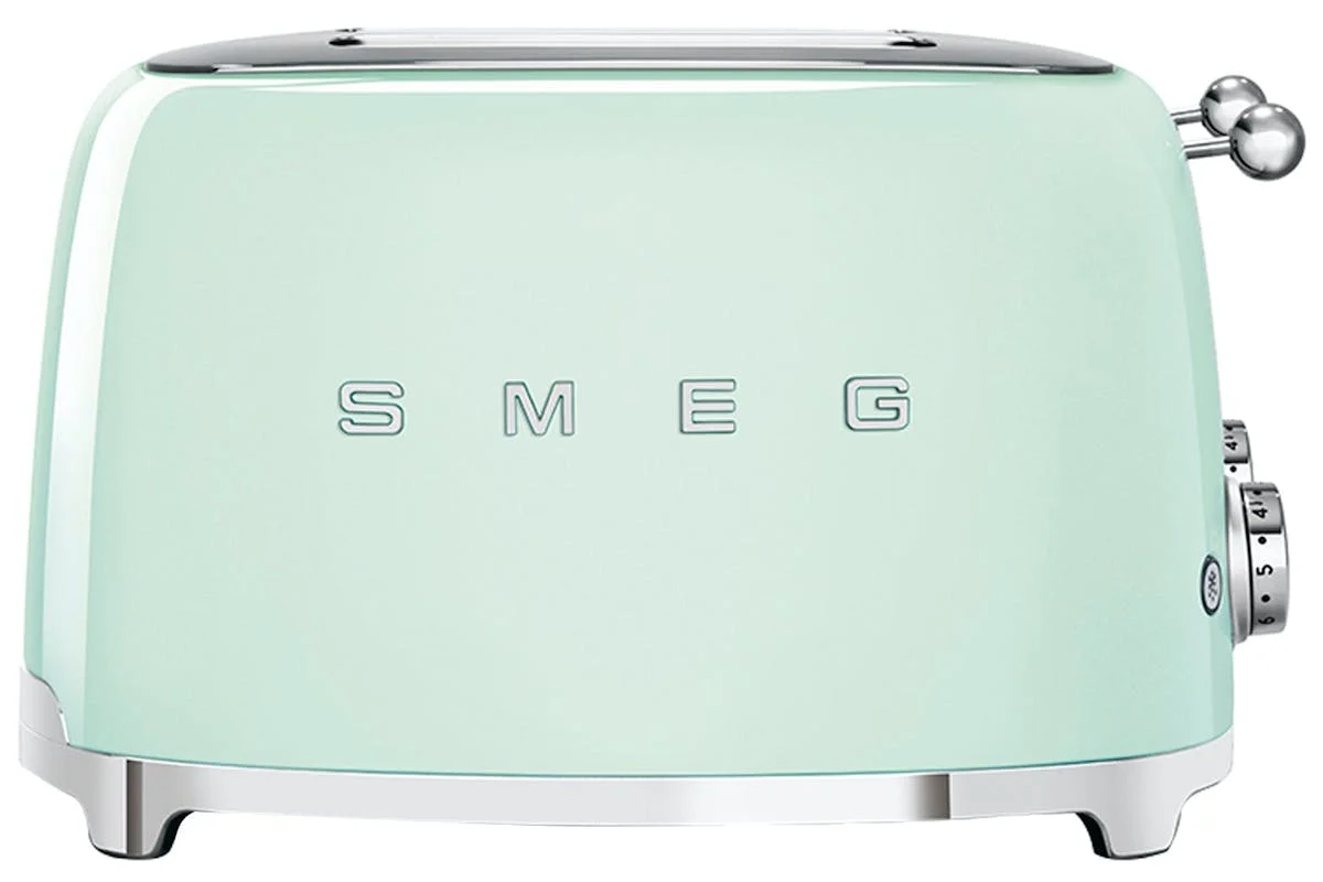 Smeg 50's Retro Style 4 Slice Toaster | Pastel Green