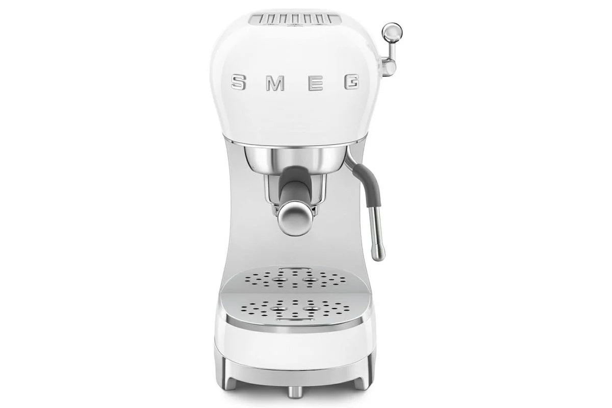 Smeg 50's Retro Style Espresso Coffee Machine | White