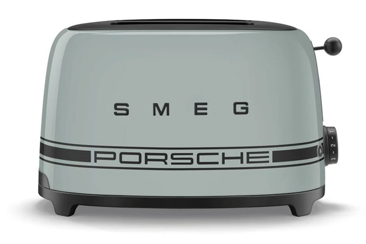 Smeg 50's Retro Style Porsche 2 Slice Toaster | Shade Green