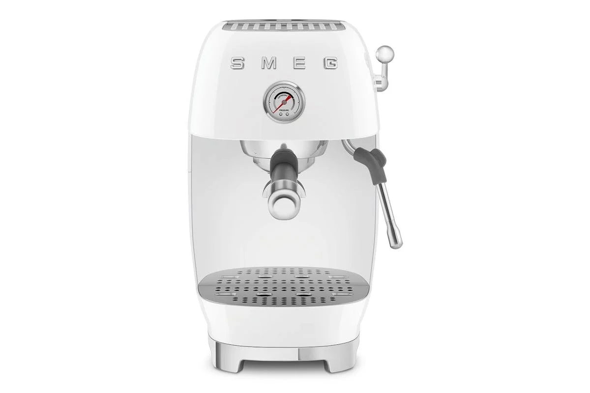 Smeg 50's Style Espresso Cold Brew Coffee Machine | White