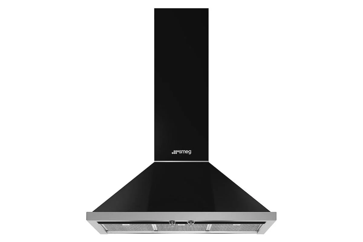 Smeg 90cm Chimney Hood | Black
