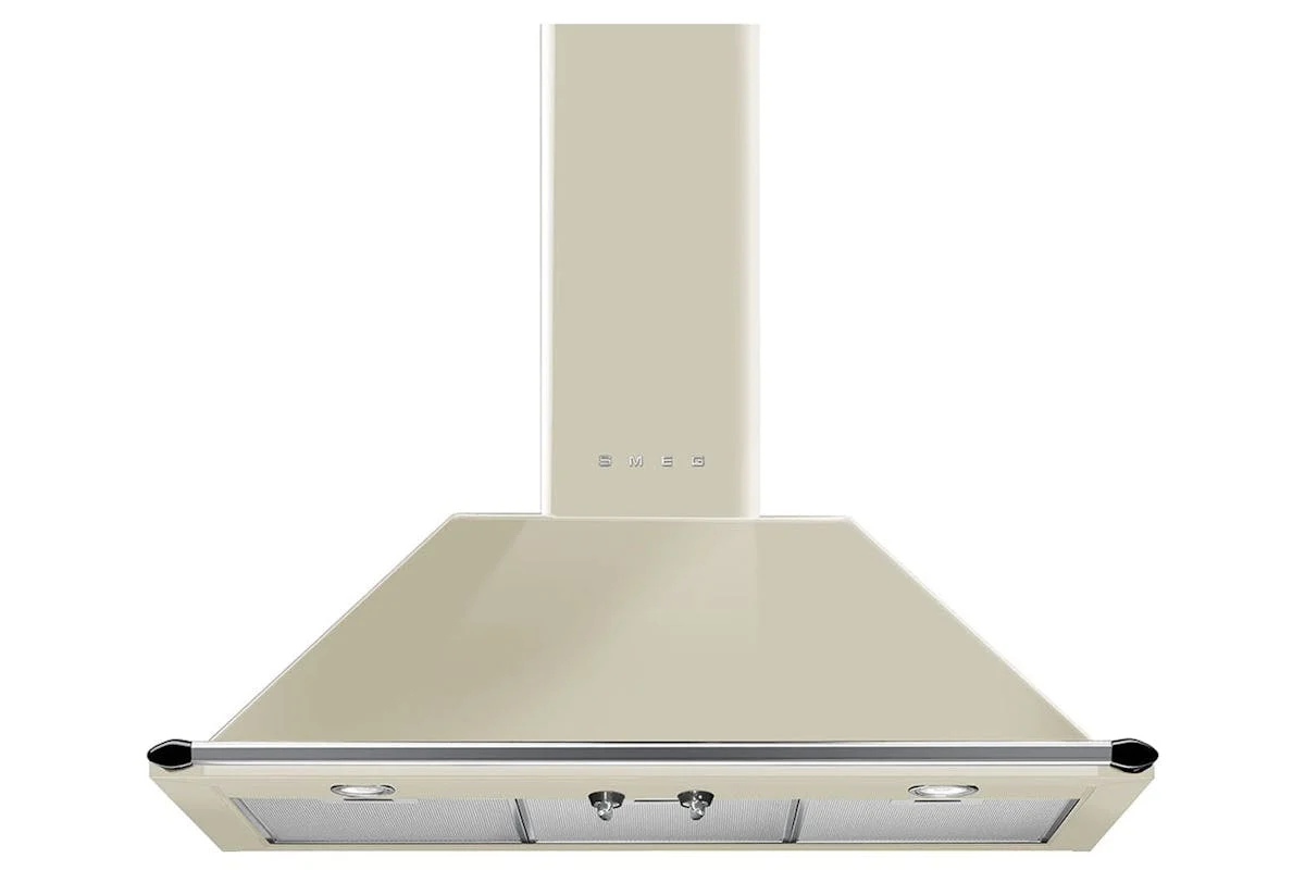 Smeg 90cm Chimney Hood | Cream