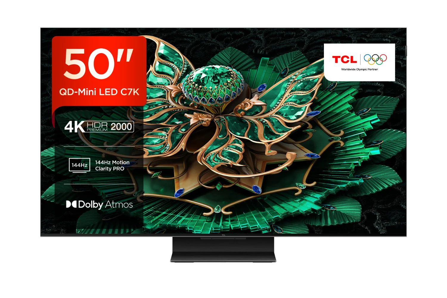 TCL 50" QLED 4K Ultra HD Mini LED Smart TV