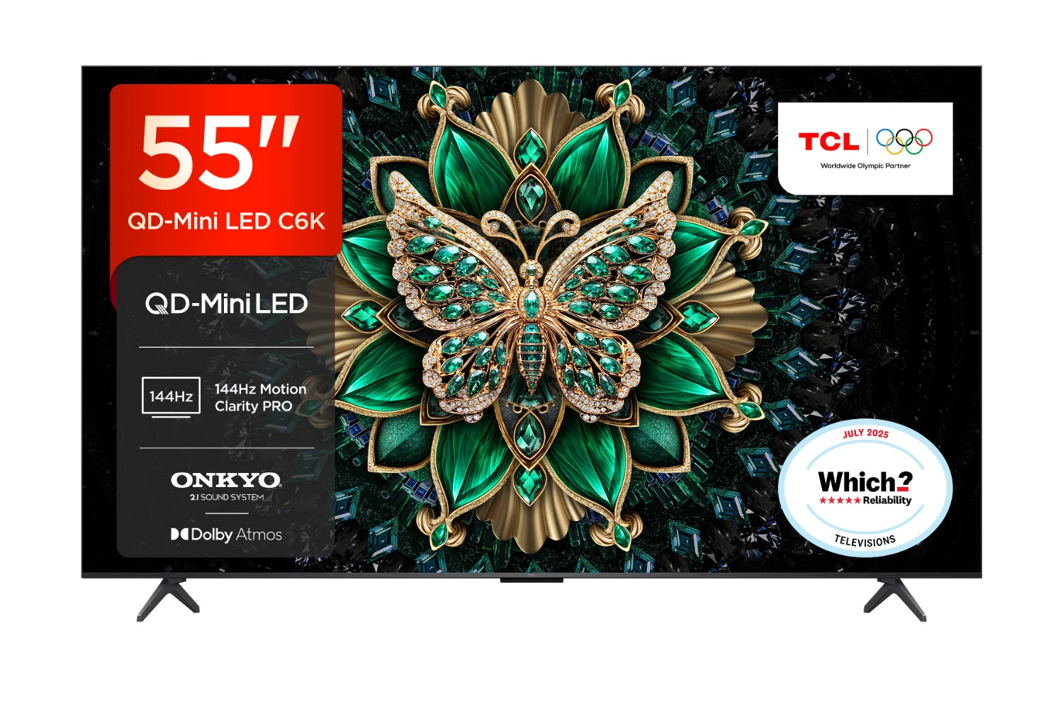 TCL 55" QLED 4K Ultra HD Mini LED Smart TV