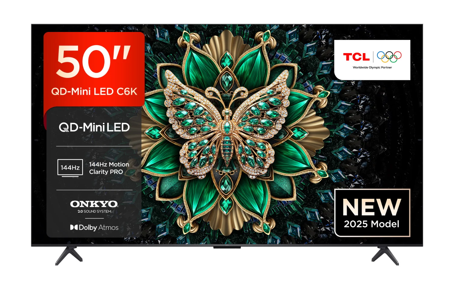TCL C6K 50'' QLED 4K Ultra HD Mini LED Smart TV