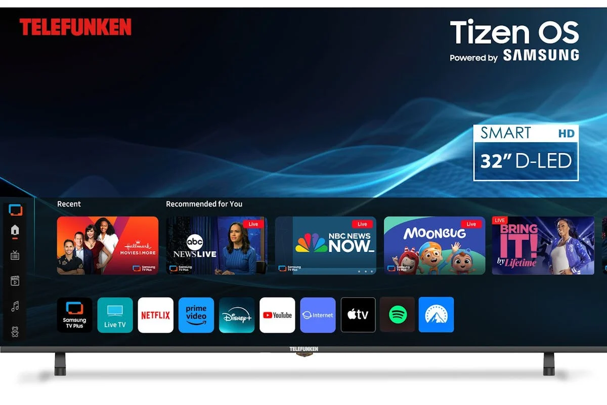 Telefunken 32" DLED HD Tizen OS Smart TV