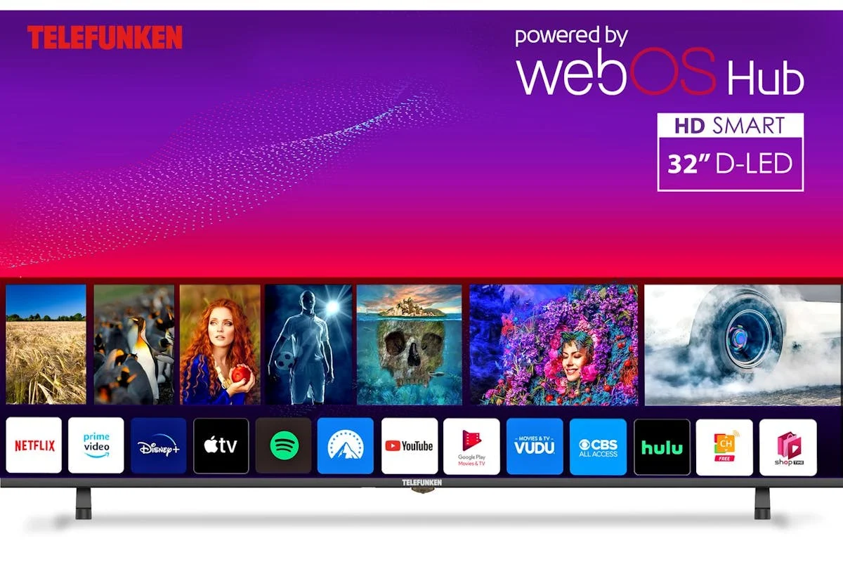 Telefunken 32" DLED HD WebOS Smart TV