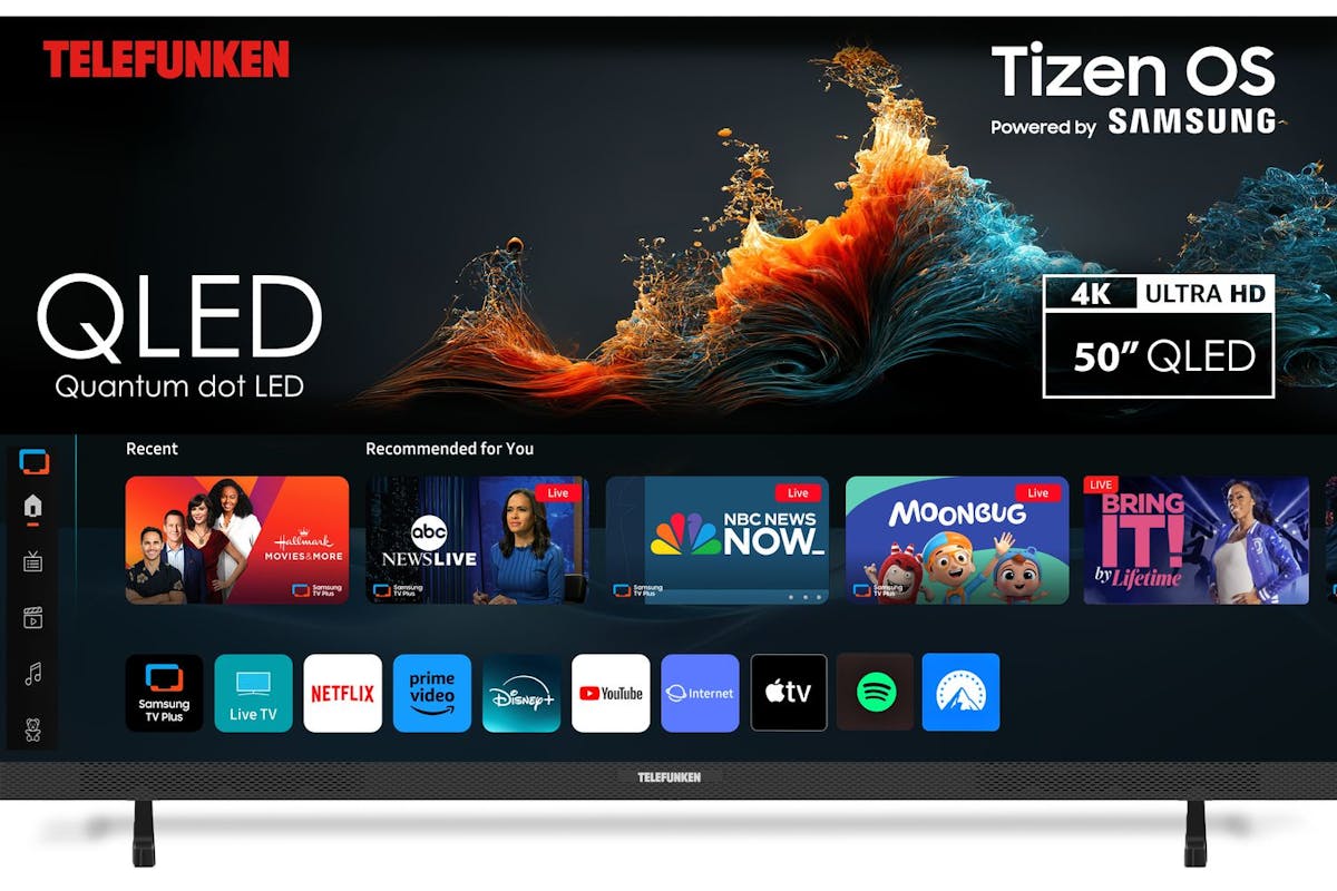 Telefunken 50" QLED 4K Soundbar Tizen OS Smart TV