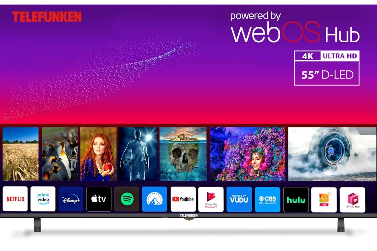 Telefunken 55" DLED 4K WebOS Smart TV