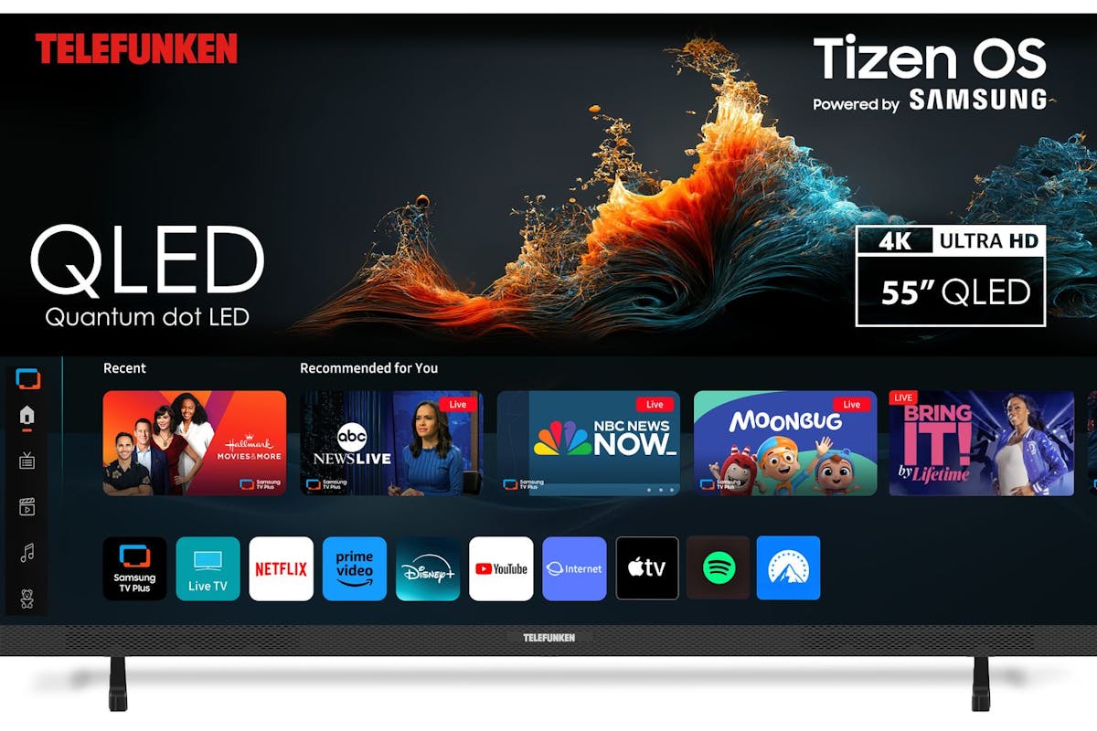 Telefunken 55" QLED 4K Soundbar Tizen OS Smart TV