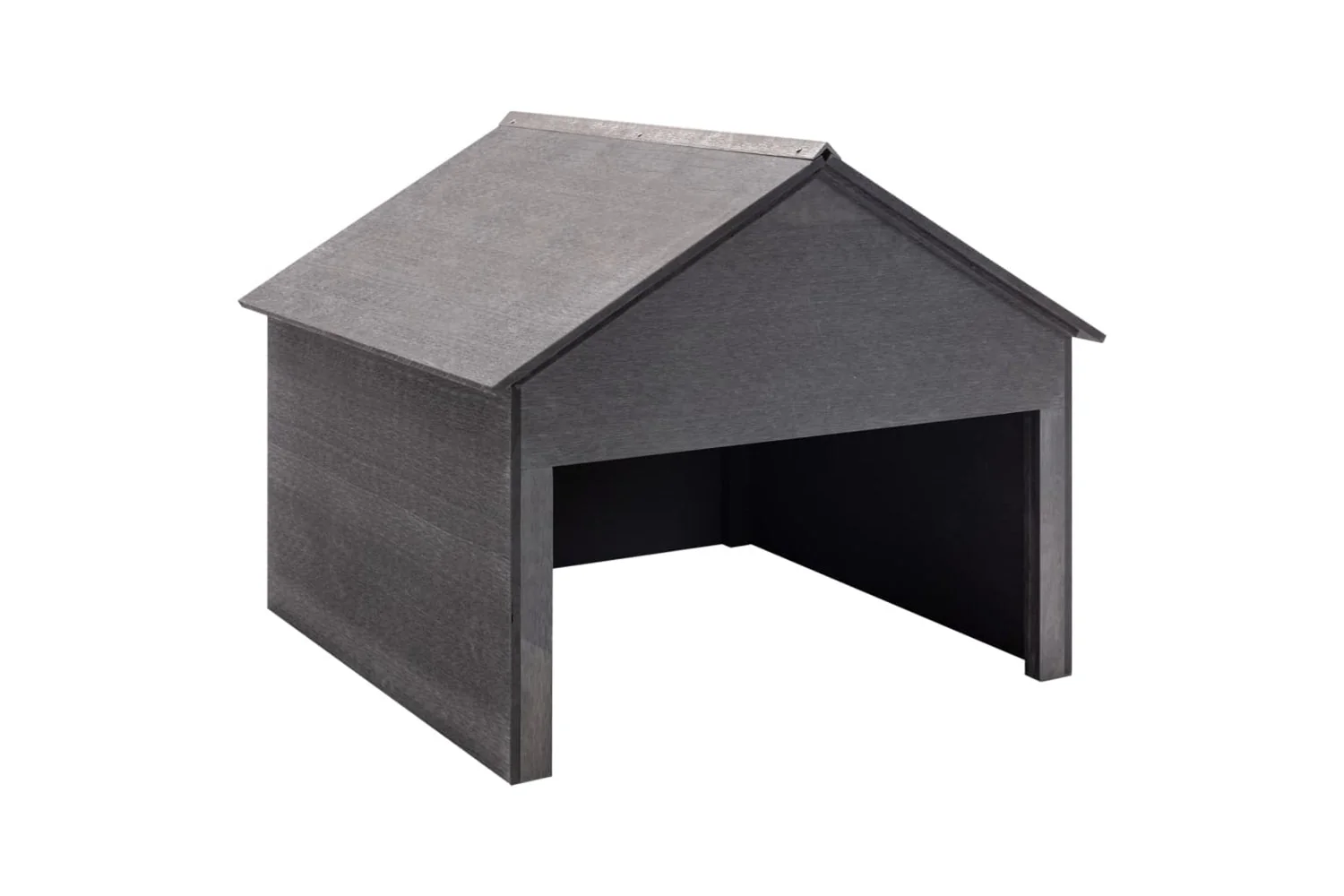 vidaXL 149036 Lawn Mower Garage Grey 80x80x70cm Wpc