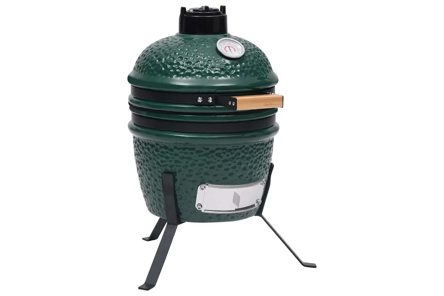Vidaxl 2-in-1 Kamado Barbecue Grill Smoker Ceramic 56 Cm Green