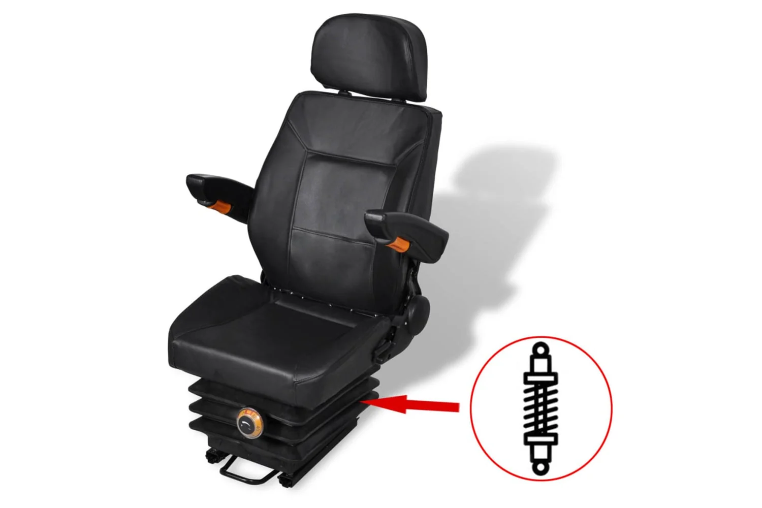 Vidaxl 210158 Tractor Seat With Suspension