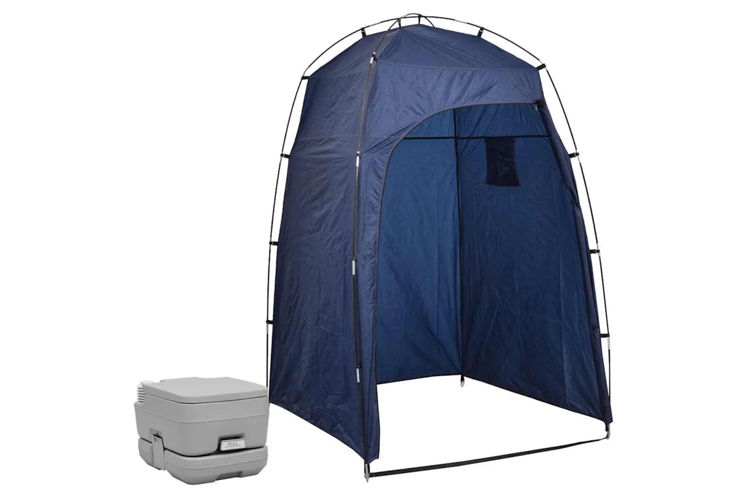 Vidaxl 3081889 Portable Camping Toilet With Tent 10+10 L