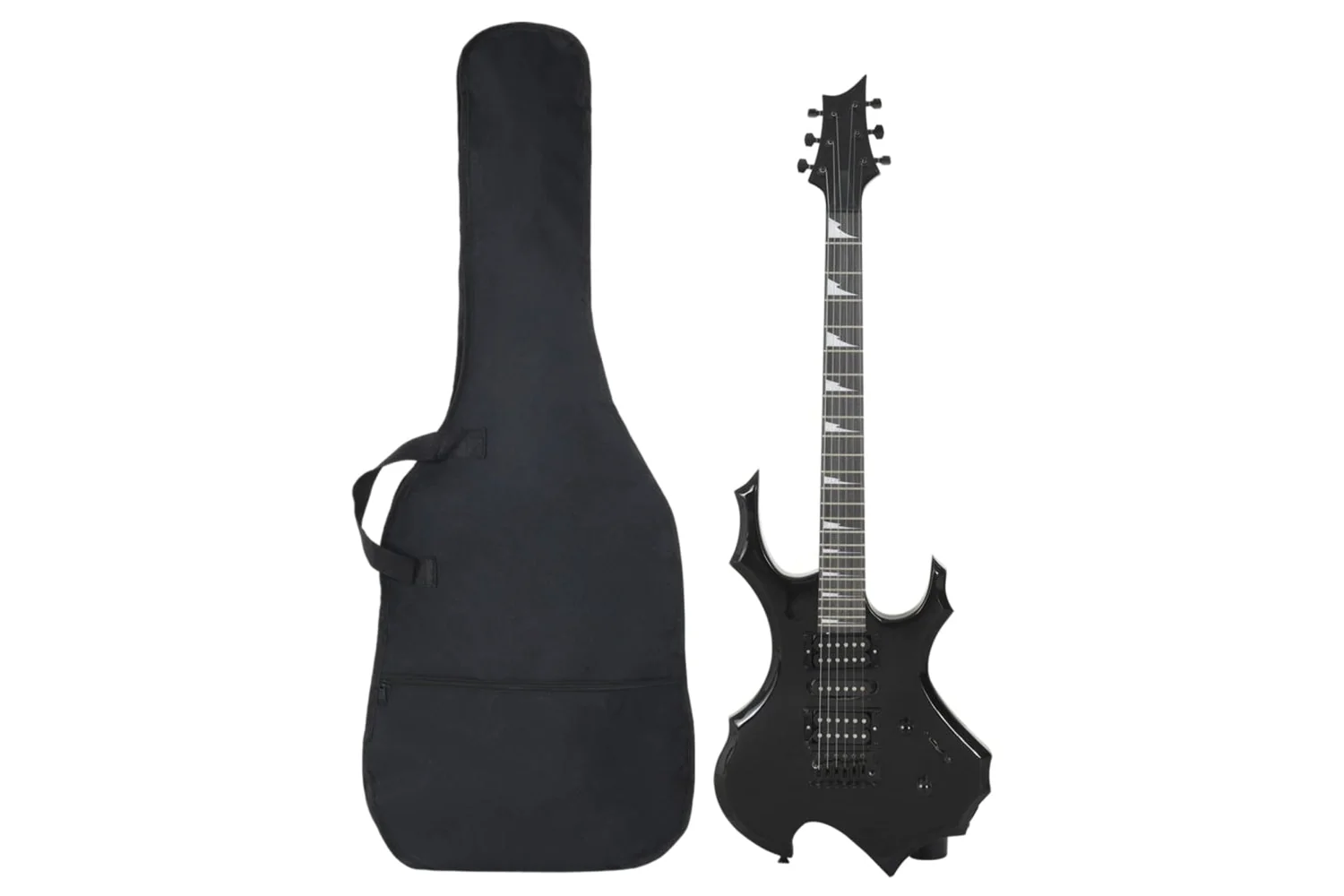 vidaXL 70187 Electric Guitar For Beginner With Bag Black 4/4 39"