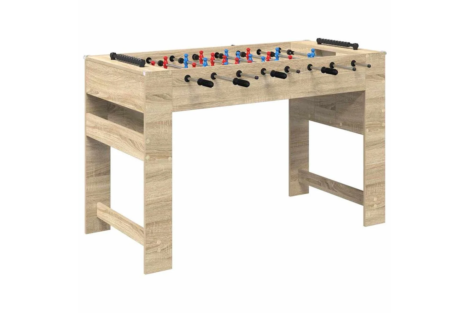Vidaxl Foosball Table Sonoma Oak 125 X 60.5 X 80 Cm Engineered Wood