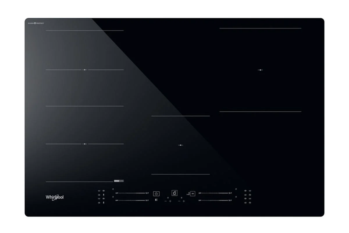 Whirlpool 77cm Induction Hob with Clean Protect | Black